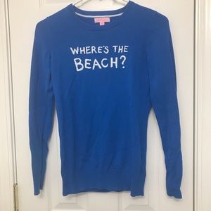 Where’s the beach? Sweater